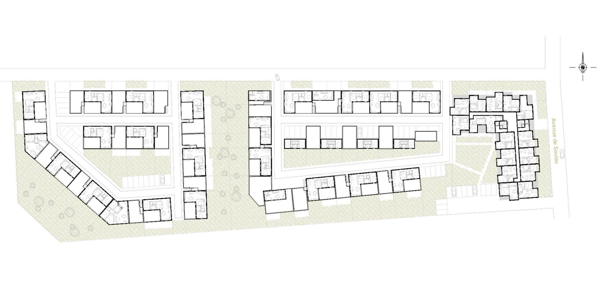 R+1 — 107 logements au Taillan-Médoc