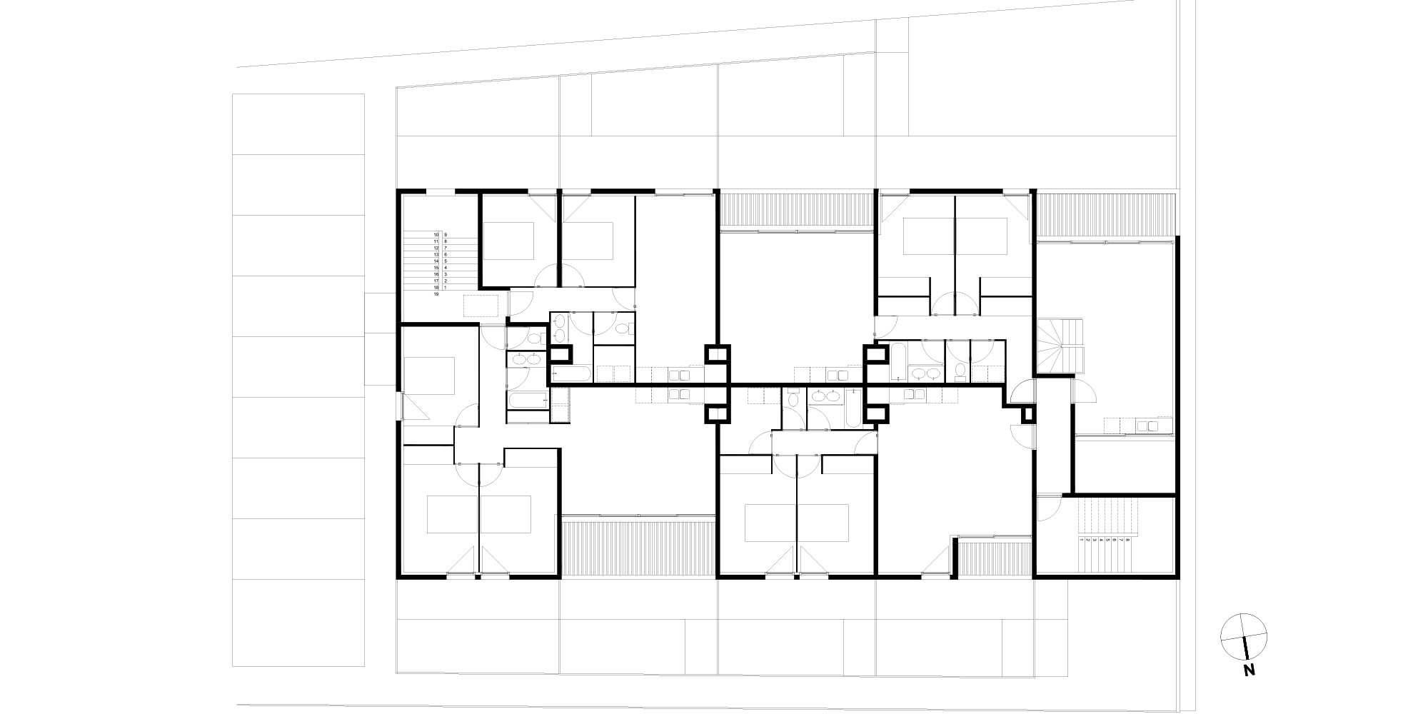 R+2 — 17 logements au Taillan-Médoc