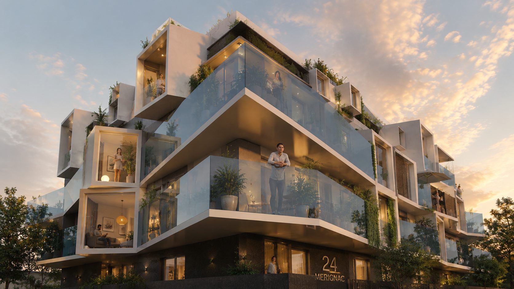 24 logements participatifs — Vue 3