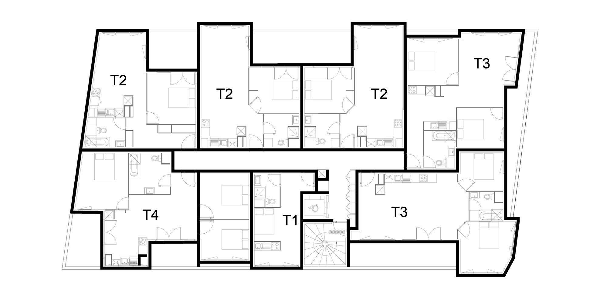 R+5 — 35 logements à Cenon