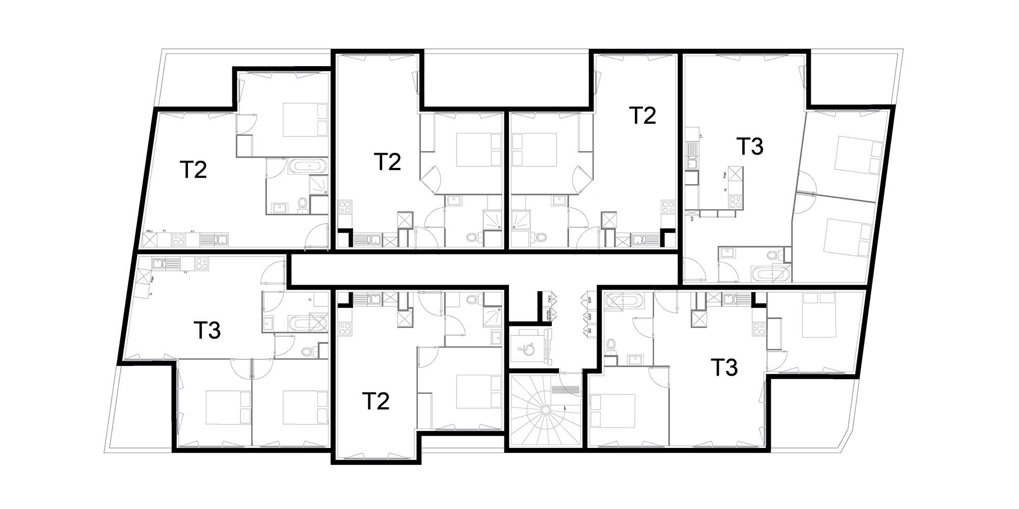 R+1 — 35 logements à Cenon