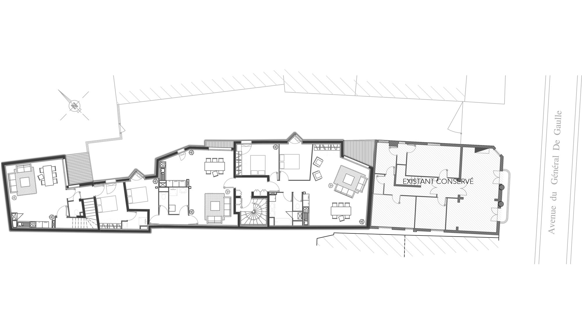 R+1 — 5 logements à Andernos