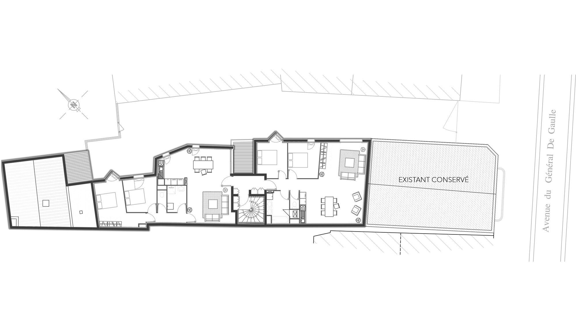 R+2 — 5 logements à Andernos