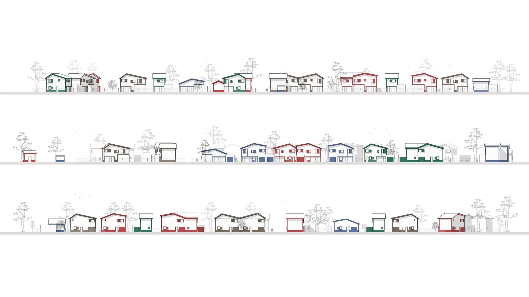 Façades — 80 maisons individuelles