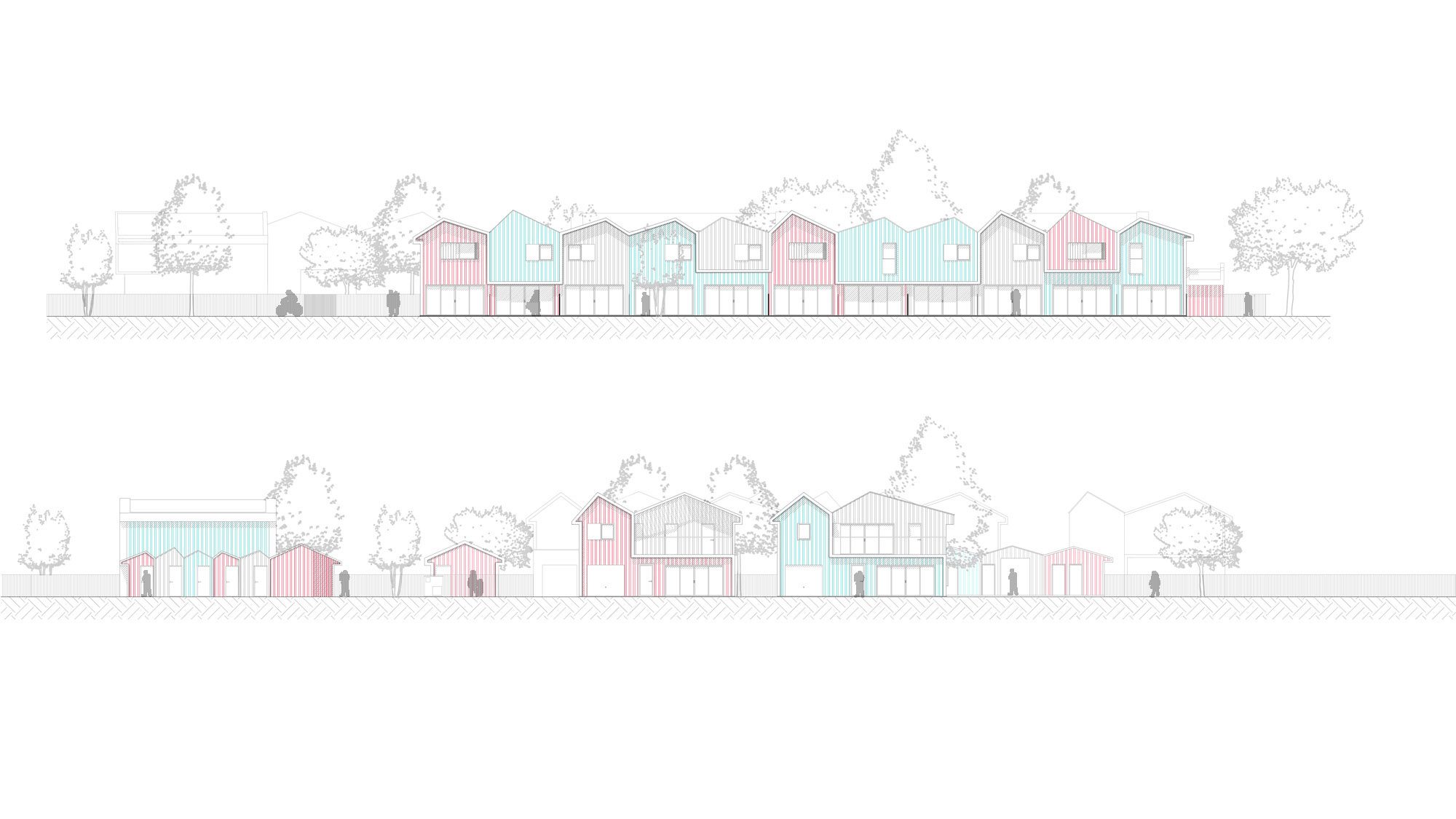 Façades — Les Cabanes du Bassin