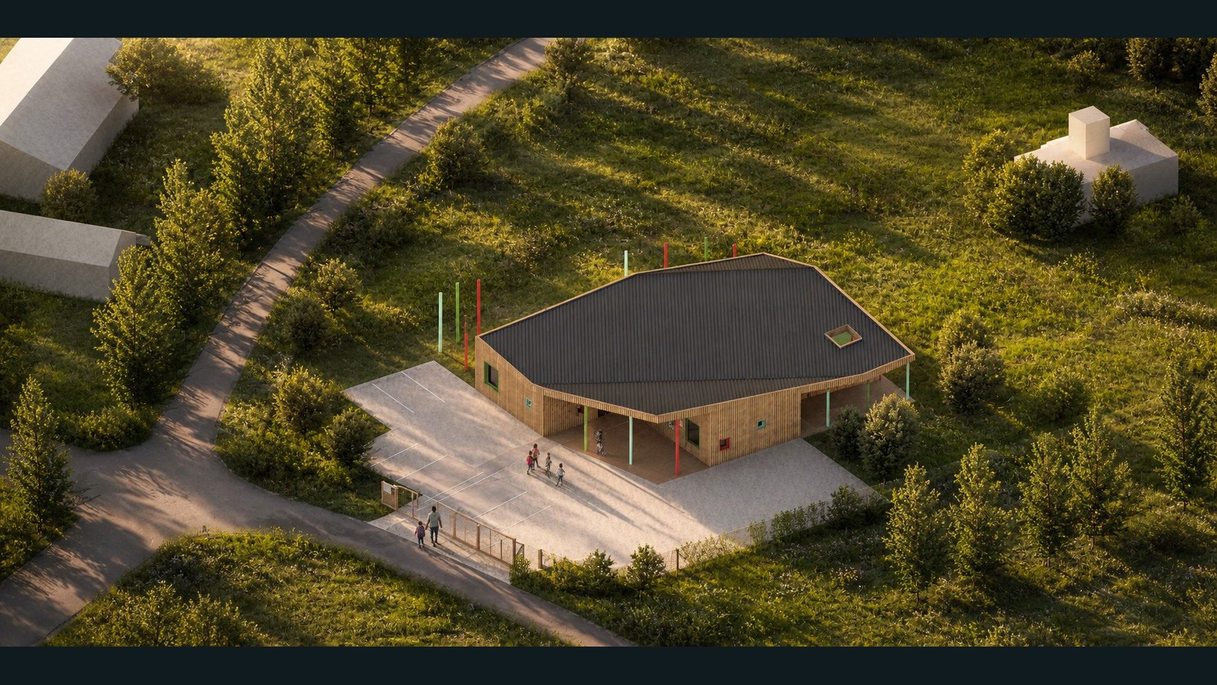 École Montessori — Vue principale