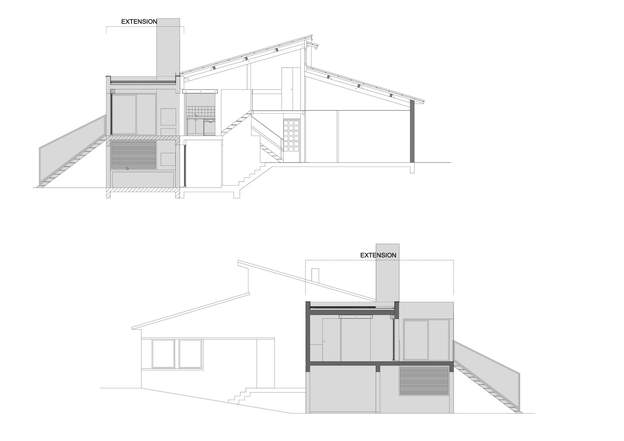 Coupe — Extension maison