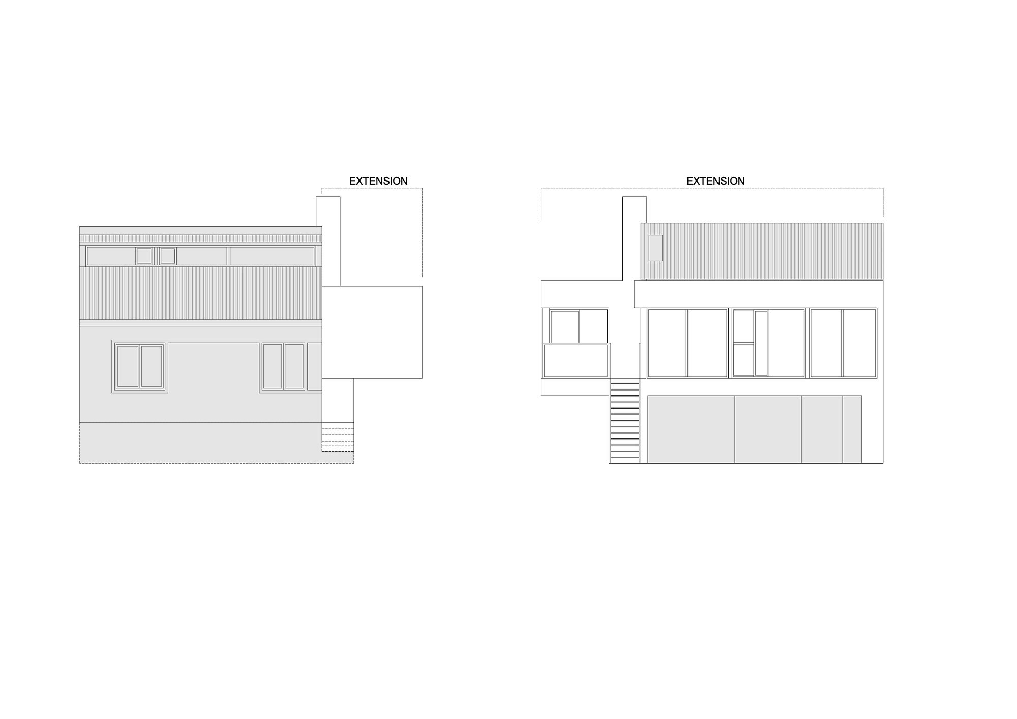 Façade 2 — Extension maison