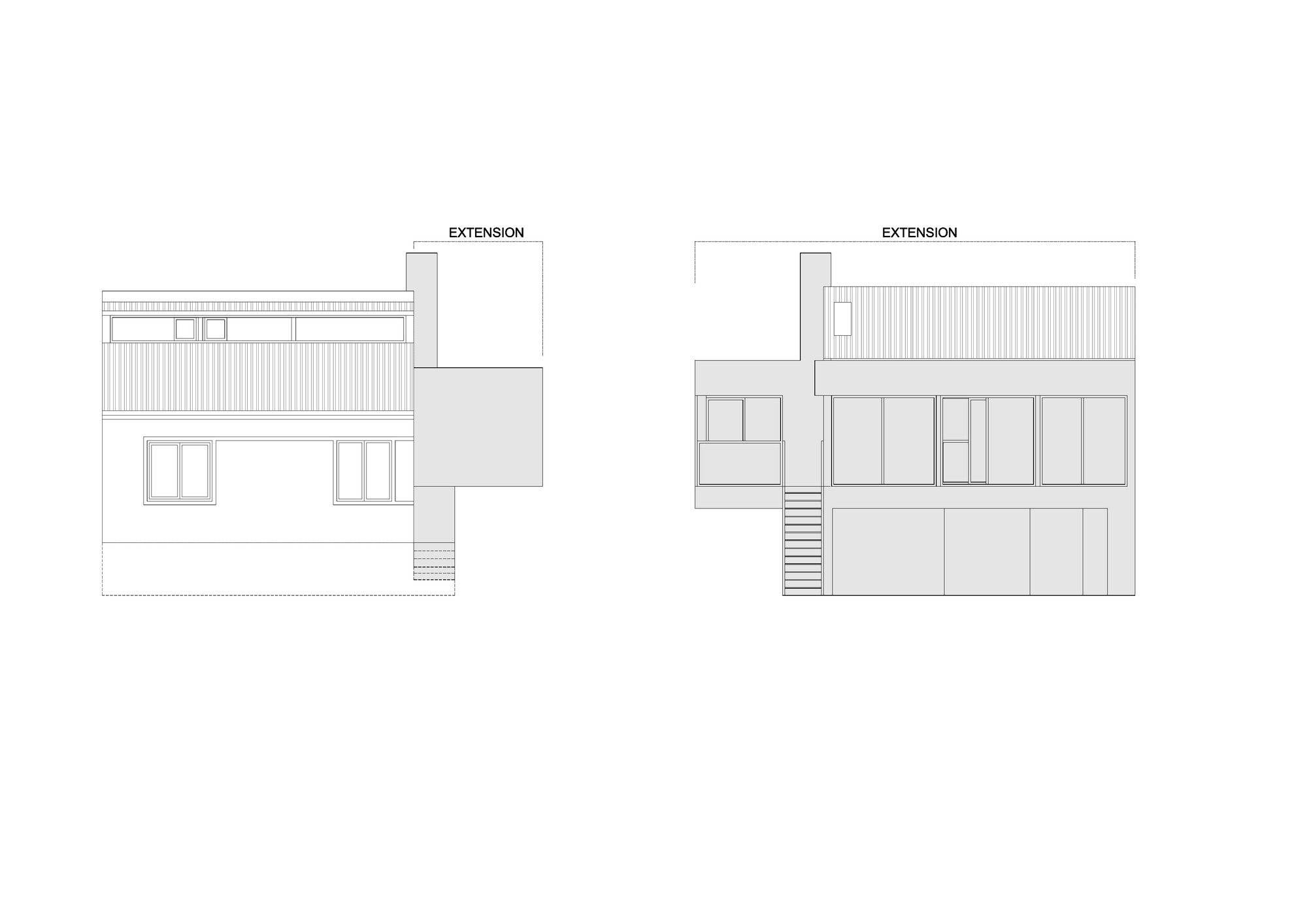 Façade — Extension maison