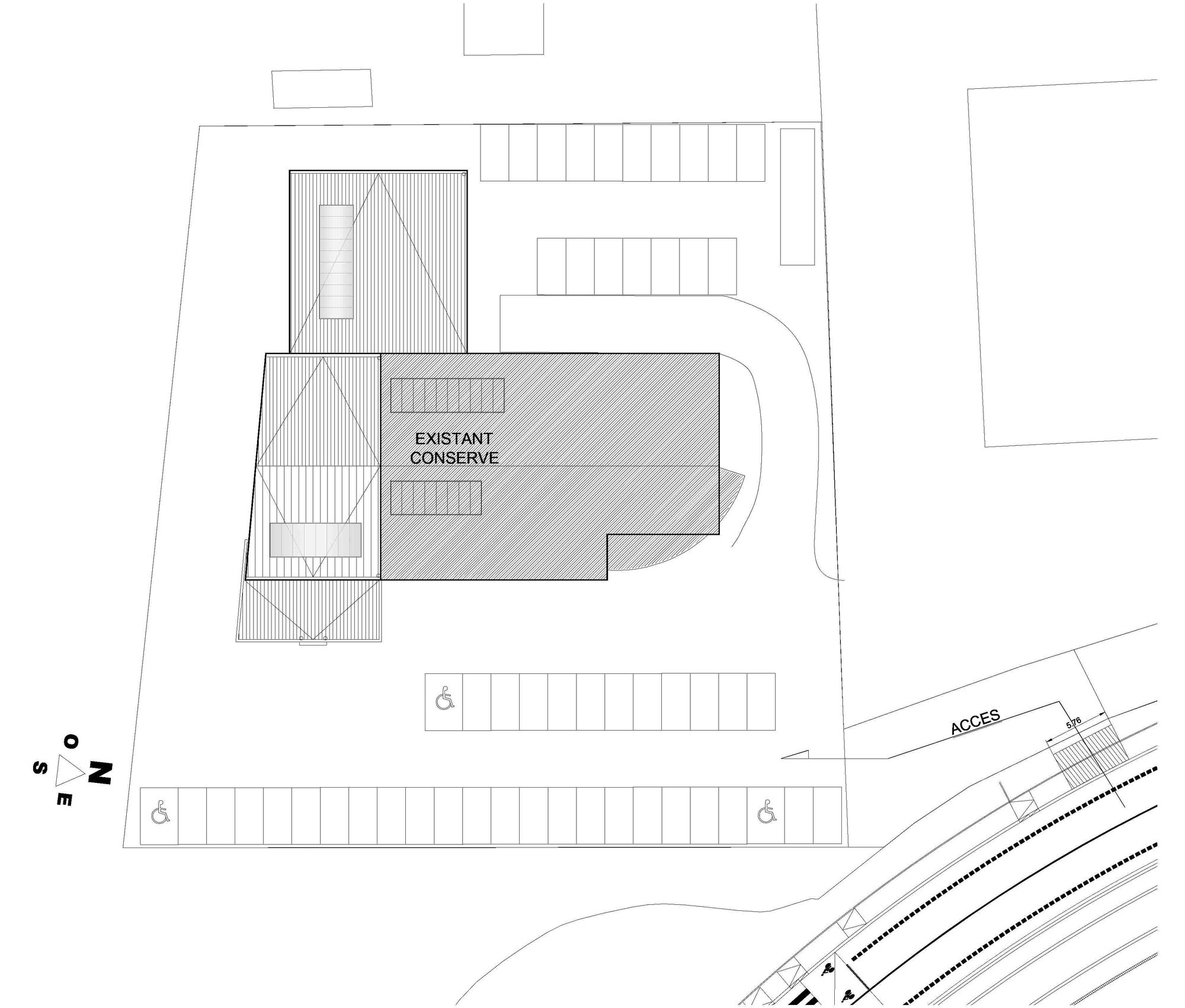 Plan masse — Garage Buhler West Auto