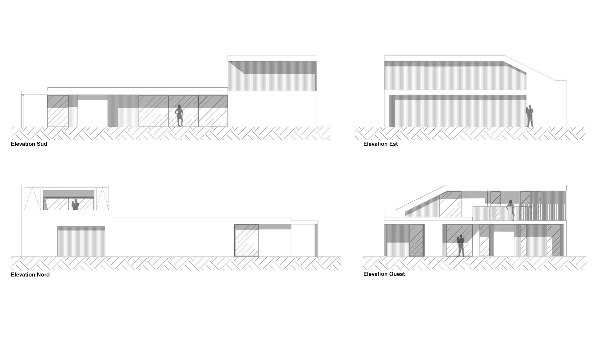 Façade — Maison Ev.