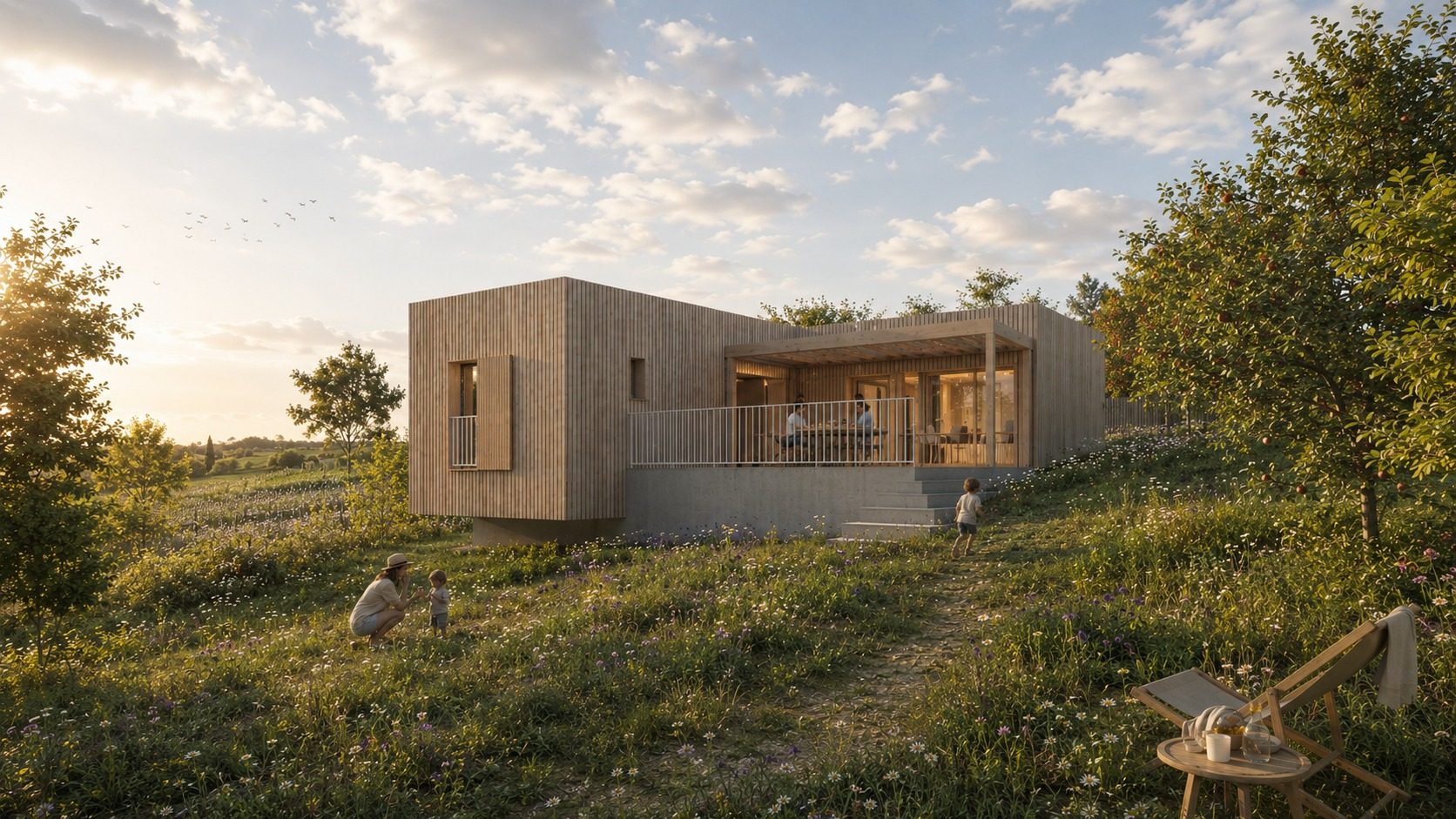 Les Petites Maisons dans la Prairie — Vue principale