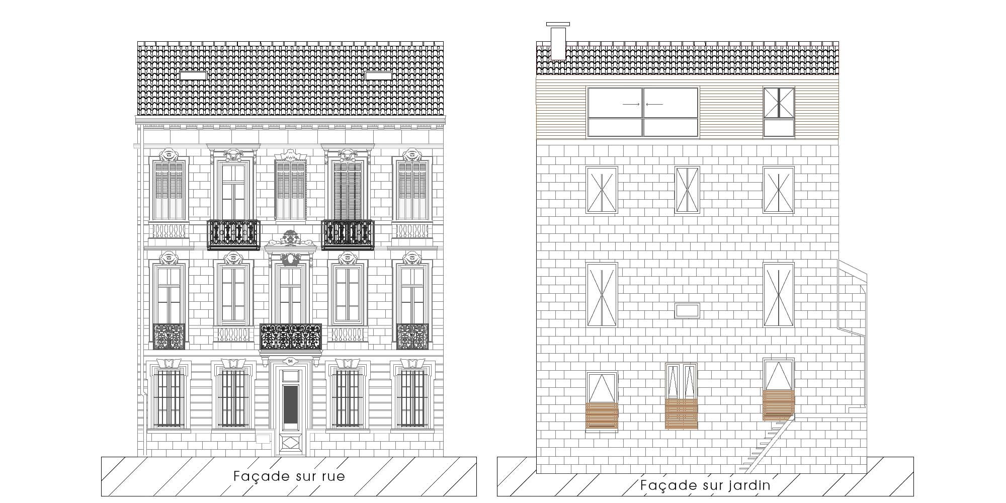Façade — Réhabilitation d'un immeuble St Louis